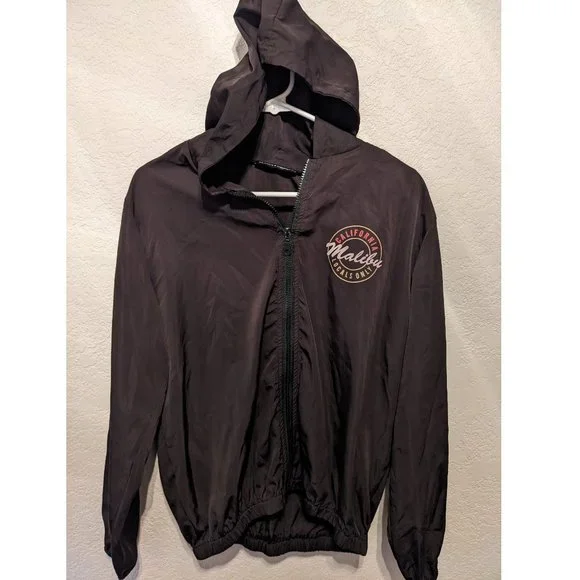 Brandy Melville Jackets Coats Brandy Melville Black Malibu